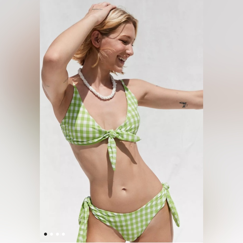 Urban Outfitters Out From Under Monaco Gingham Bikini NWT